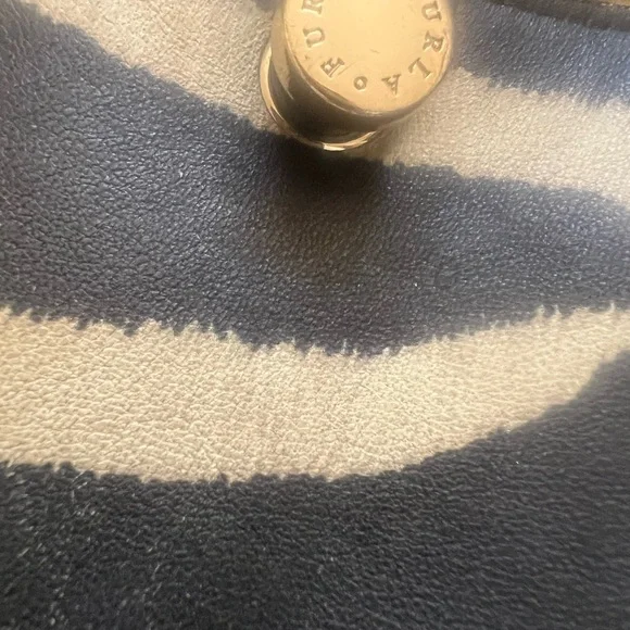 Furla Black and White Shoulder Bag with Zebra Print - Picture 2 of 14